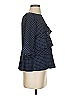 Ann Taylor 100% Polyester Blue 3/4 Sleeve Blouse Size XS - photo 4