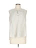 Rafaella Silver Sleeveless Blouse Size L - photo 1