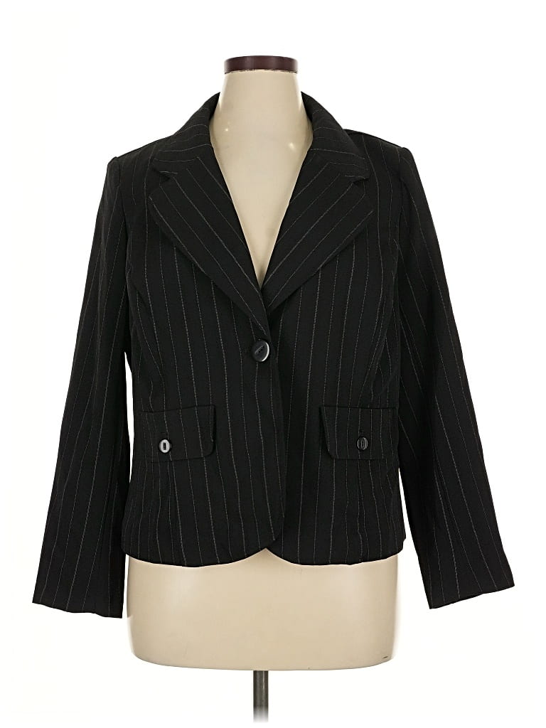 Pre-owned Studio 1940 Blazer Jacket In Black