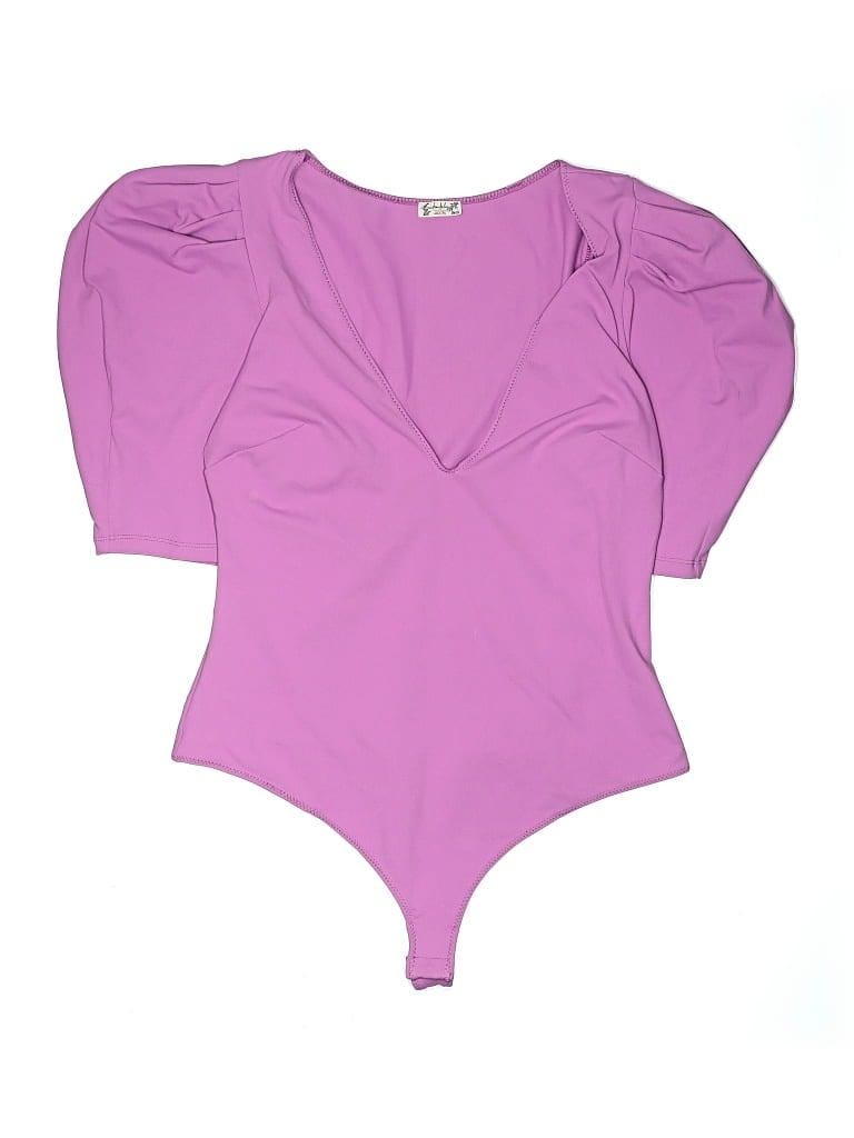 Pre-owned Intimately By Free People Bodysuit In Purple
