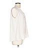 White Label The White Company 100% Polyester Ivory Sleeveless Blouse Size 10 - photo 4