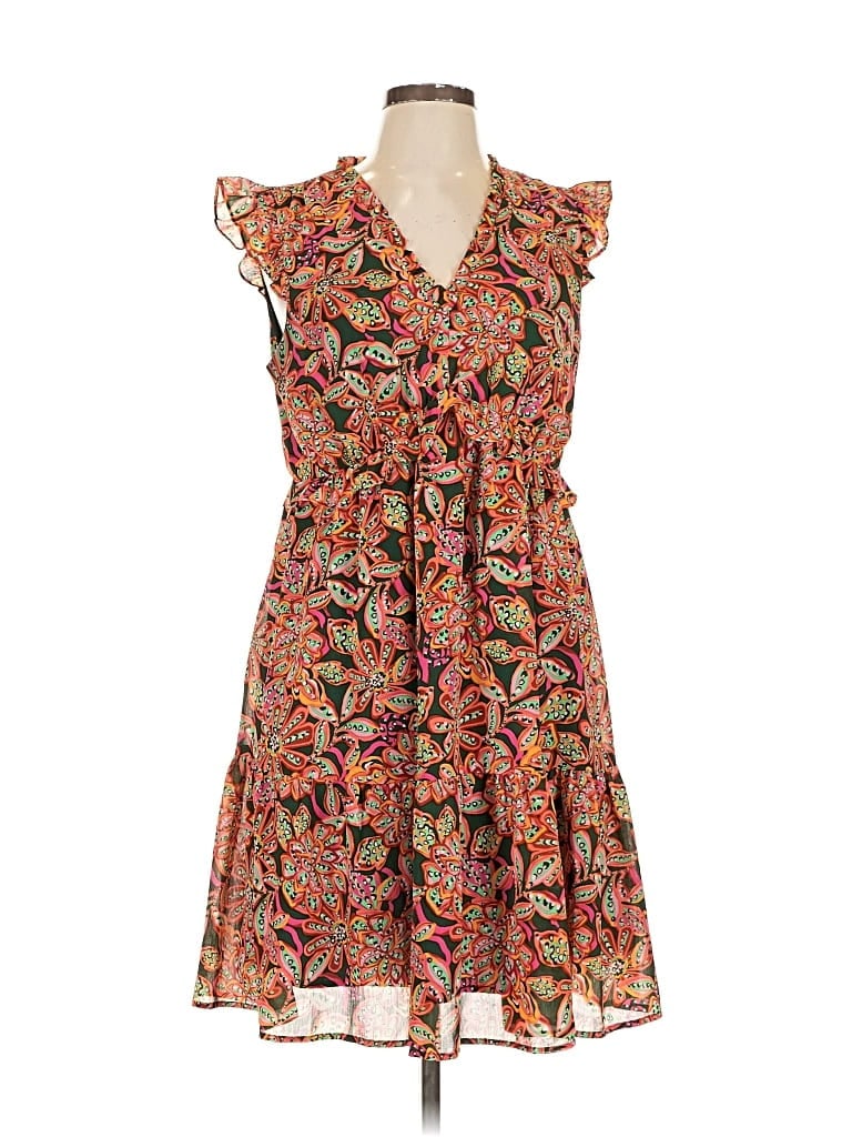 Pre-owned J.crew Factory Store Casual Dress In Brown