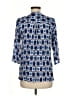 AP.NY Blue 3/4 Sleeve Blouse Size XS - photo 2