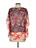 MICHAEL Michael Kors 100% Polyester Orange 3/4 Sleeve Blouse Size S - photo 2