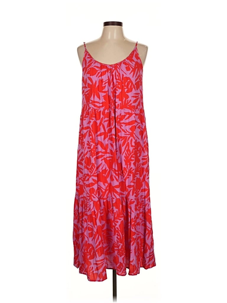 Pre-owned Ann Taylor Loft Casual Dress In Red