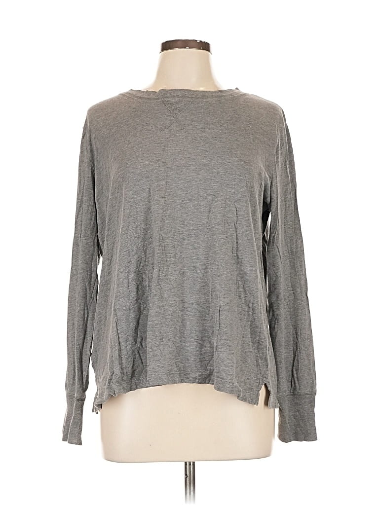 LOU & GREY Pre-owned Long Sleeve T-shirt In Gray