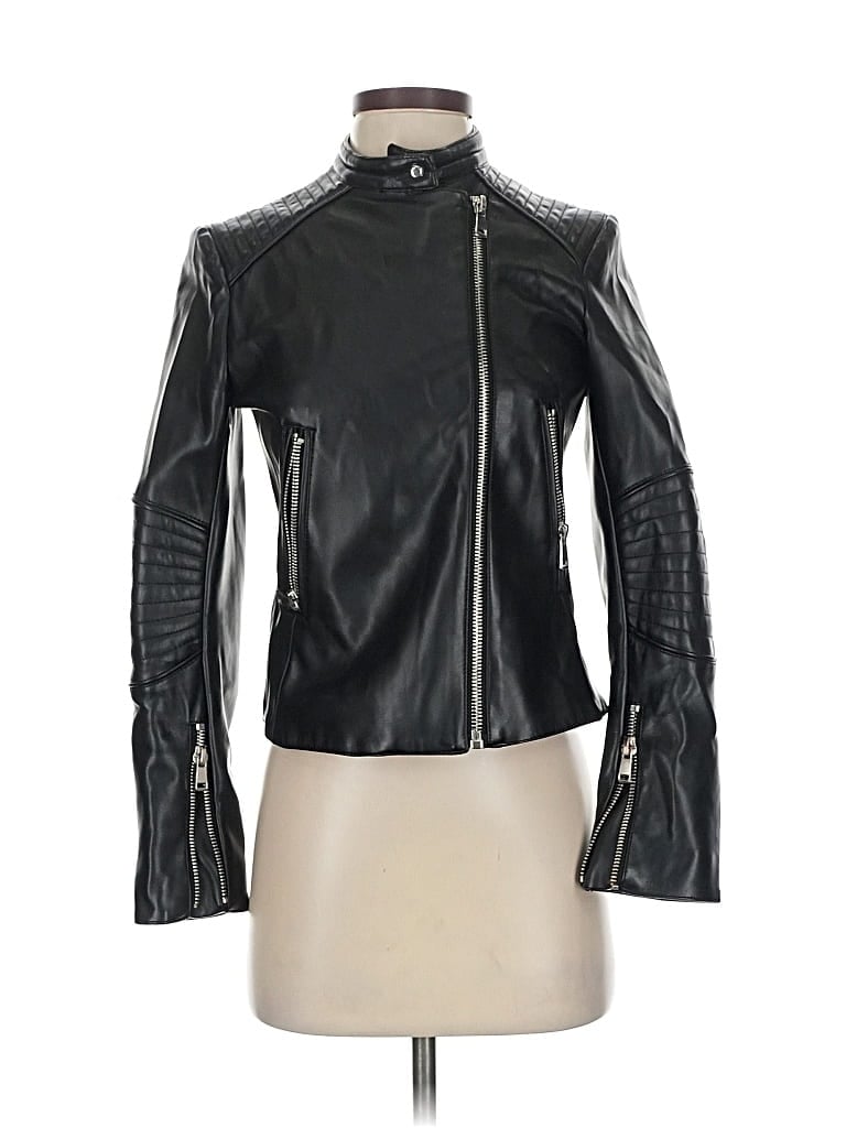 Pre-owned Zara Basic Jacket In Black