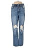 Madewell Hearts Blue Jeans Size 25 waist - photo 1