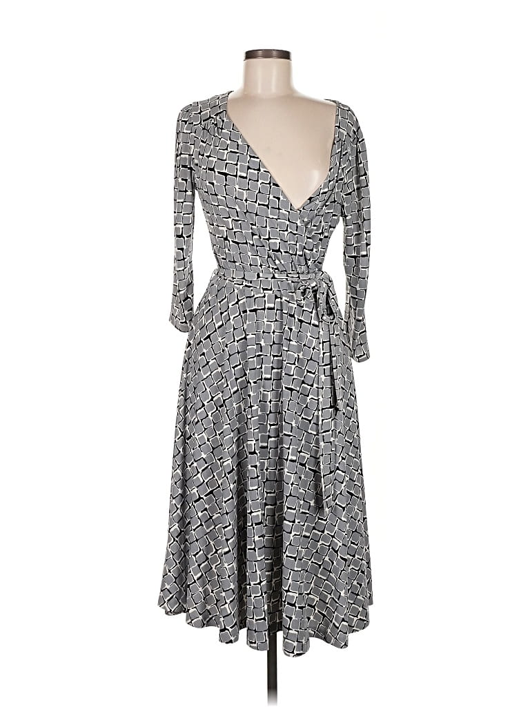 Pre-owned Apt. 9 Casual Dress In Gray