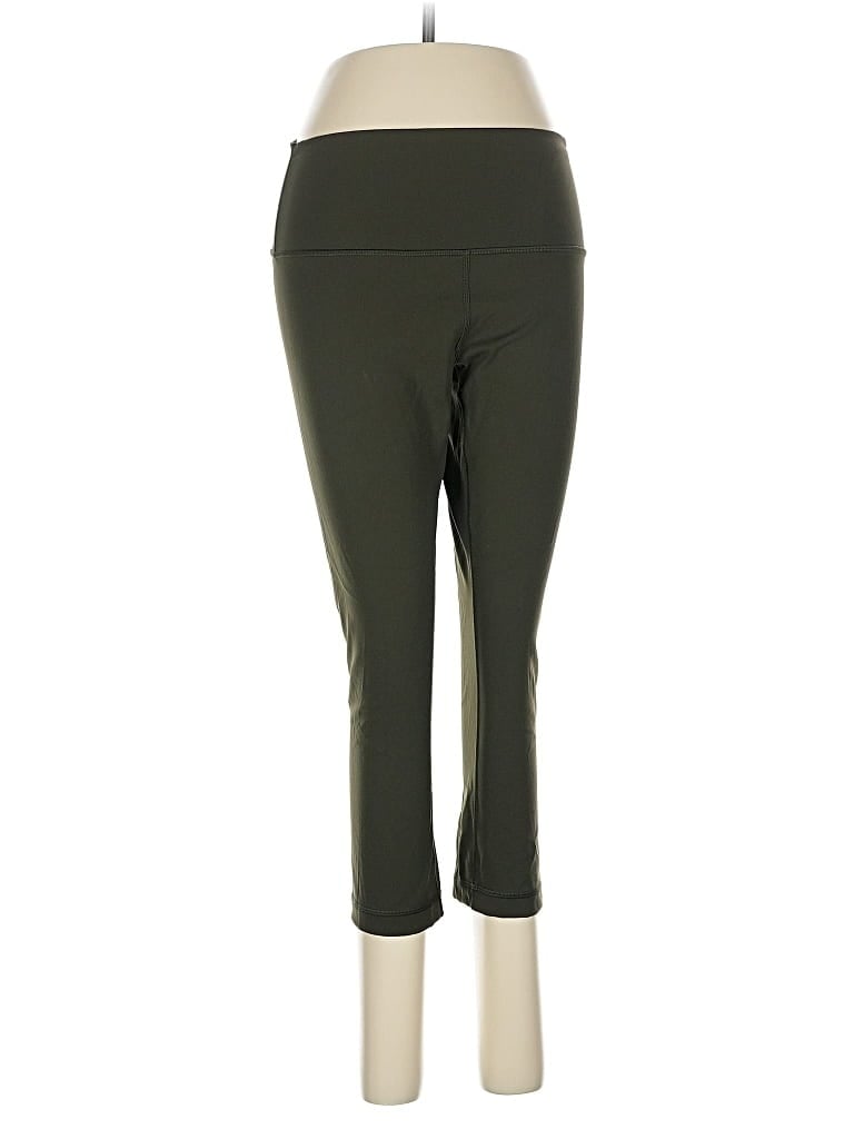 Pre-owned Lululemon Athletica Active Pants In Green