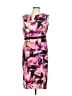 Kasper 100% Polyester Print Pink Cocktail Dress Size 10 - photo 1