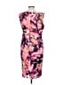 Kasper 100% Polyester Print Pink Cocktail Dress Size 10 - photo 2