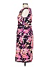 Kasper 100% Polyester Print Pink Cocktail Dress Size 10 - photo 5