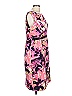 Kasper 100% Polyester Print Pink Cocktail Dress Size 10 - photo 4