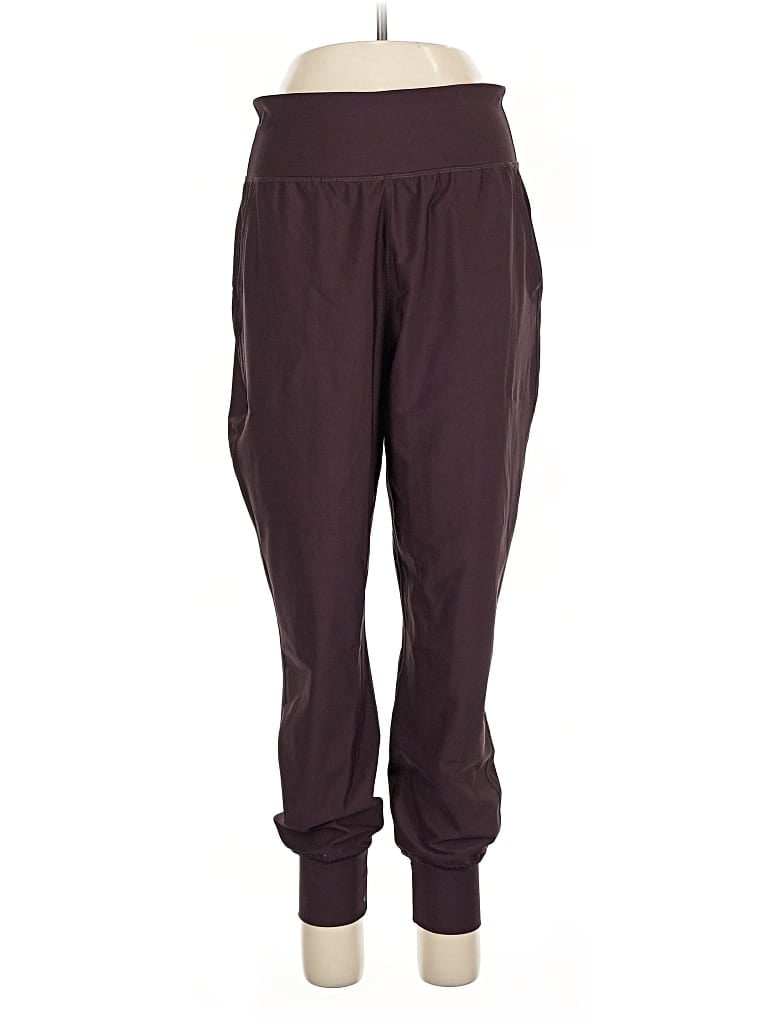 Pre-owned Active By Old Navy Track Pants In Burgundy
