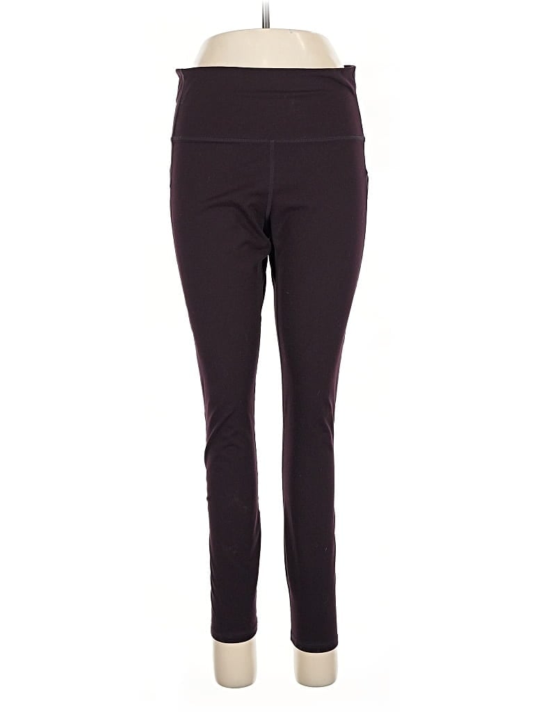 Pre-owned Gap Fit Outlet Active Pants In Burgundy