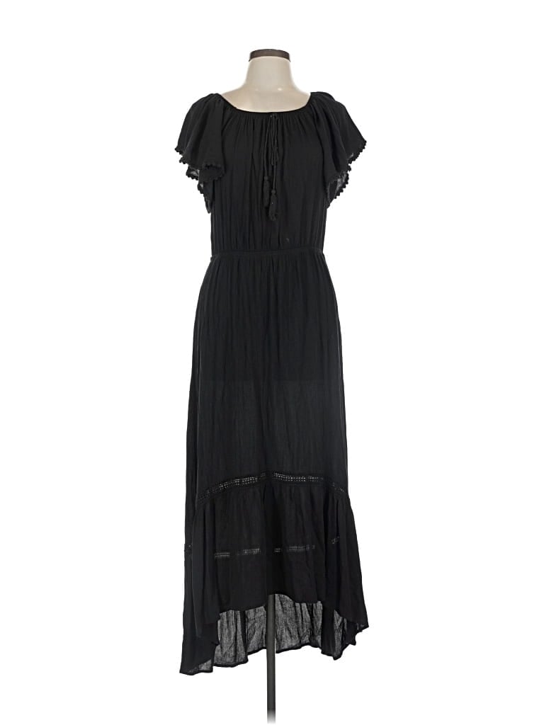 Pre-owned Time And Tru Casual Dress In Black