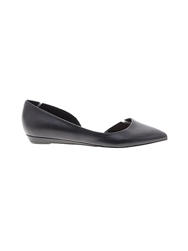 Pre-owned Nine West Flats In Black