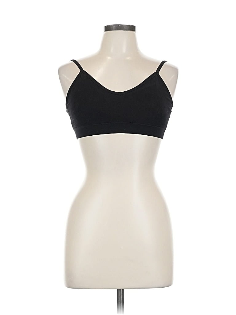 Pre-owned Unbranded Tank Top Black Strapless Neckline Tops