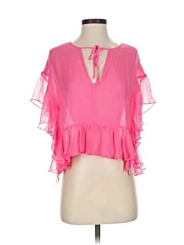 Bailey 44 Short Sleeve Silk Top (view 1)