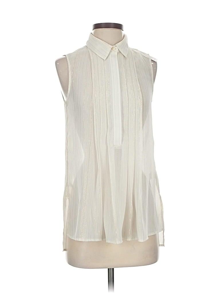 BANANA REPUBLIC Pre-owned Sleeveless Blouse In White