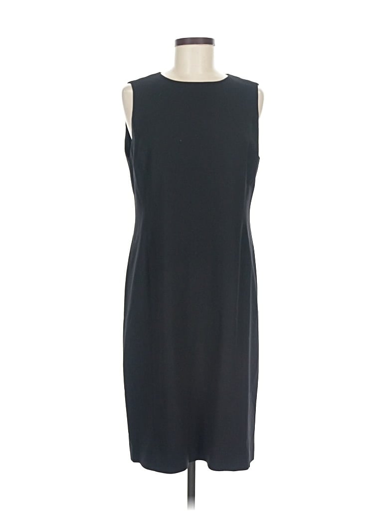 Pre-owned Linda Allard Ellen Tracy Cocktail Dress In Black