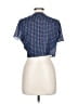 DressBarn 100% Polyester Blue Short Sleeve Blouse Size 10 (petite) - photo 2