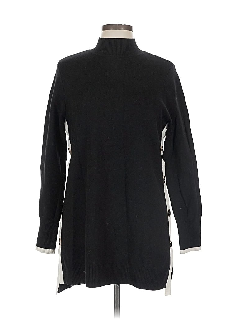 CHICO'S Pre-owned Turtleneck Sweater In Black