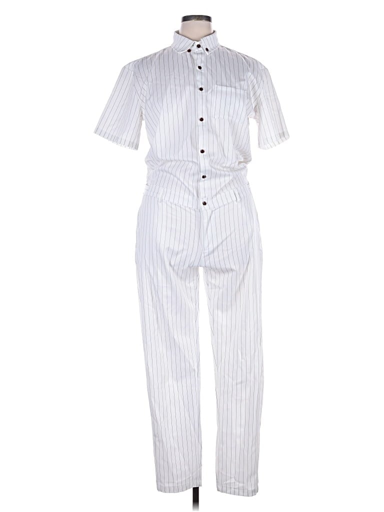 Pre-owned Assorted Brands Jumpsuit In White