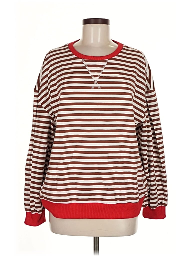 Pre-owned Unbranded Pullover Sweater In Brown