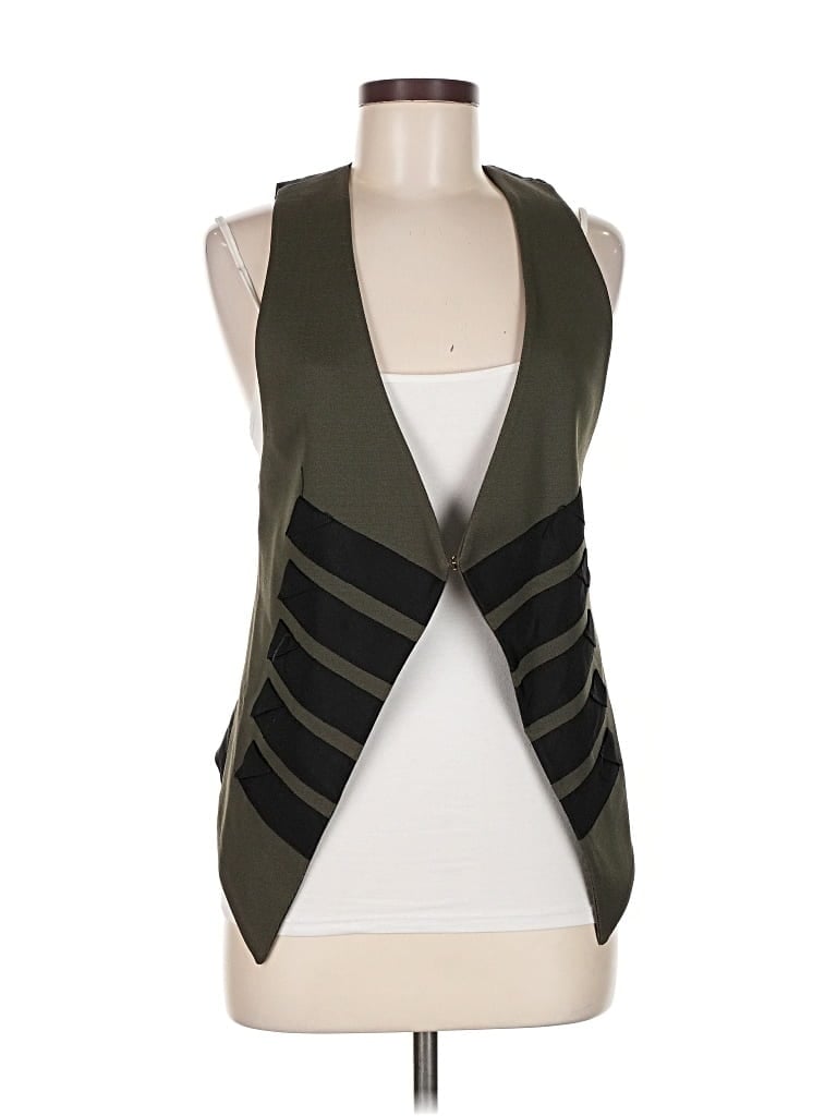 Pre-owned Elizabeth And James Vest In Green
