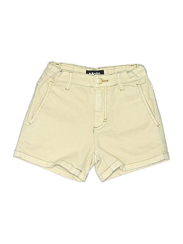 Pre-owned Molo Kids' Khaki Shorts In Yellow