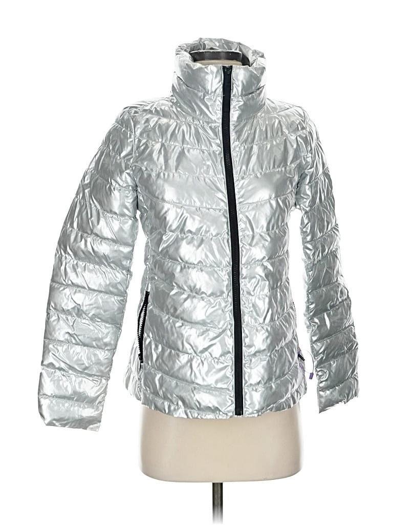Pre-owned Gap Snow Jacket In Silver