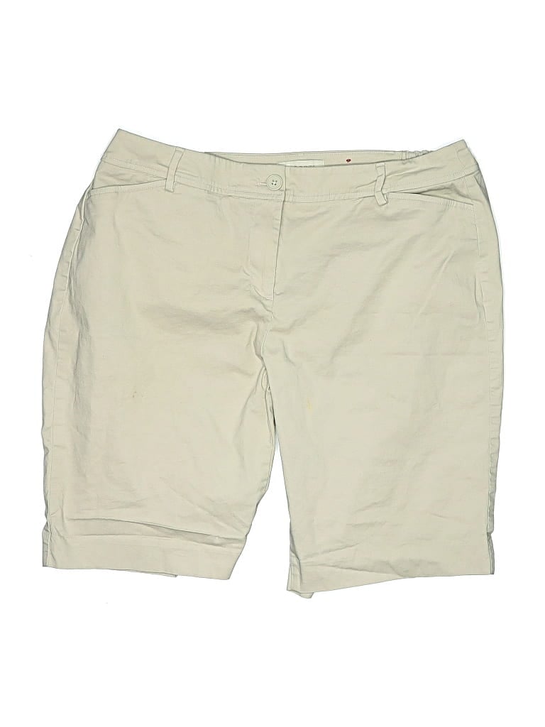 Pre-owned Talbots Outlet Khaki Shorts In Brown