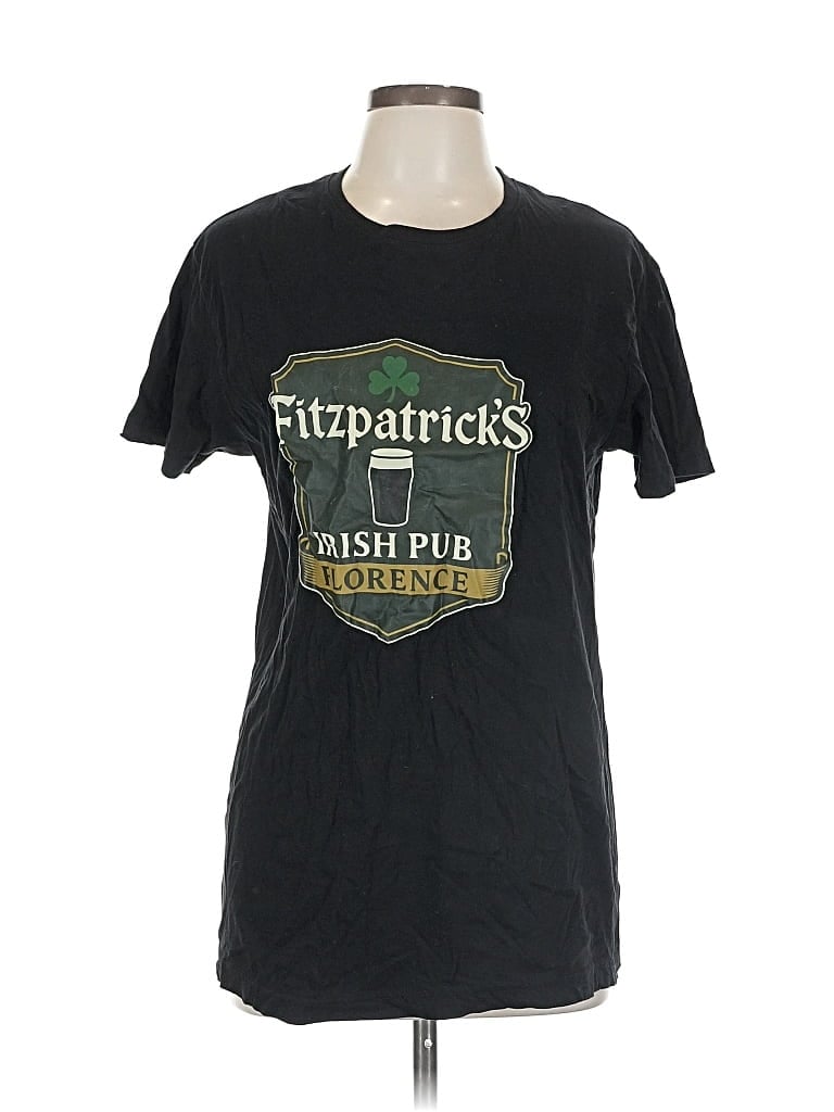 Pre-owned Assorted Brands Short Sleeve T-shirt In Black