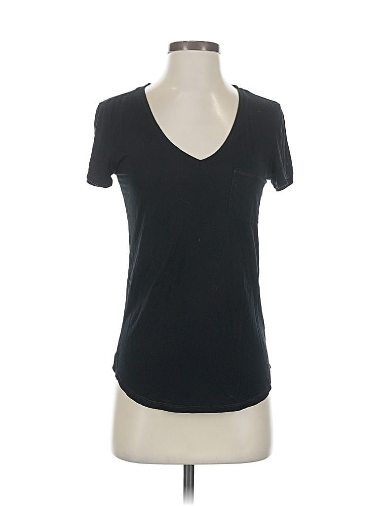PAIGE Pre-owned Short Sleeve T-shirt In Black