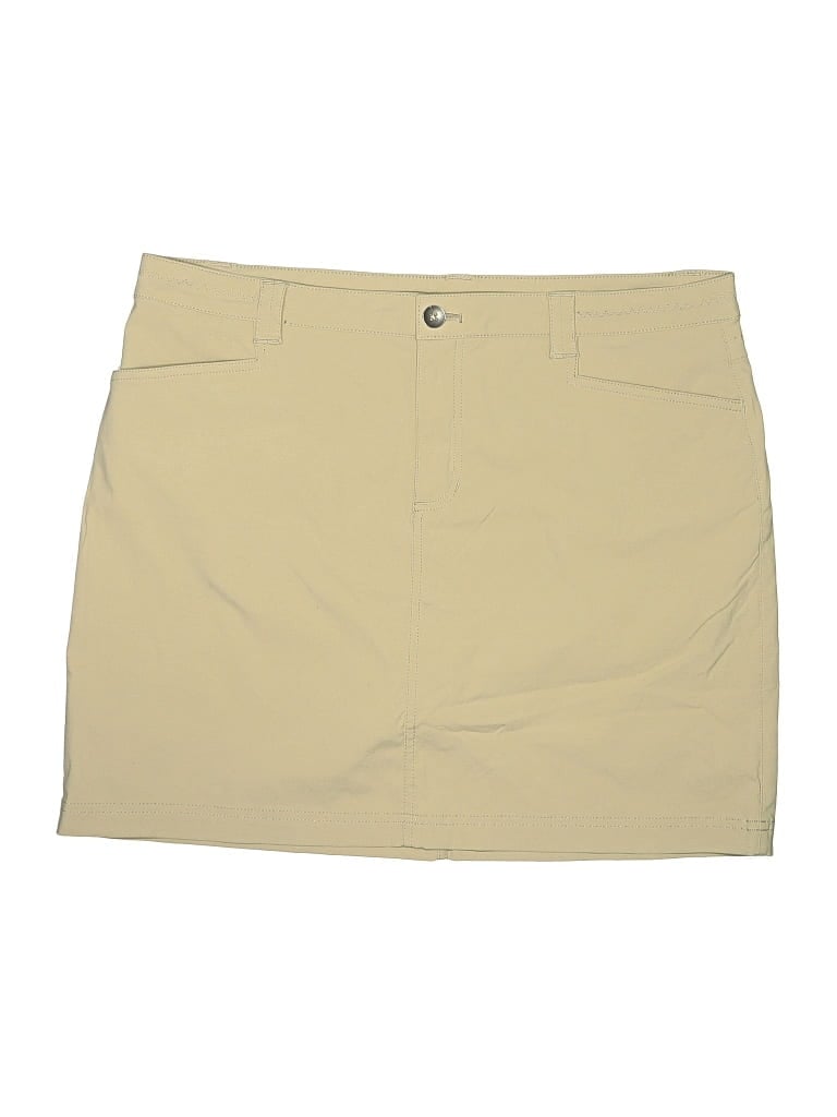 Pre-owned Eddie Bauer Active Skort In Brown