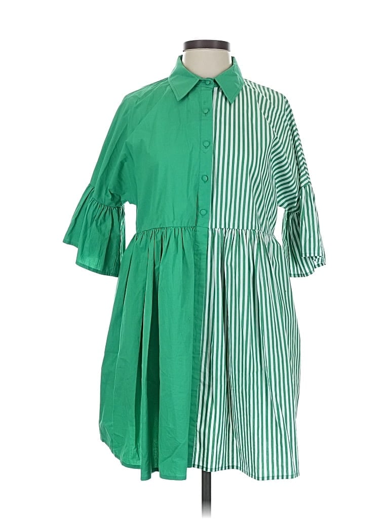 PETAL AND PUP Pre-owned Casual Dress In Green