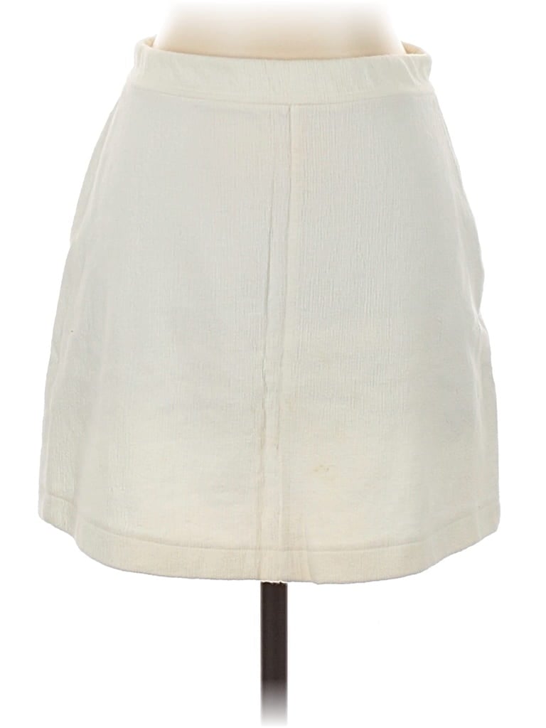 Pre-owned Abercrombie & Fitch Casual Skirt In White