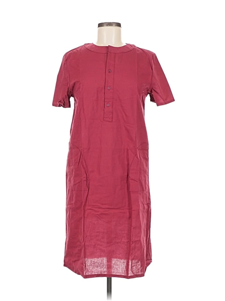 UNBRANDED Pre-owned Casual Dress In Burgundy