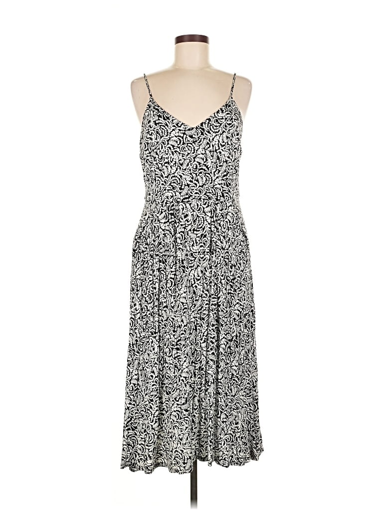 Pre-owned Ann Taylor Loft Outlet Casual Dress In Gray