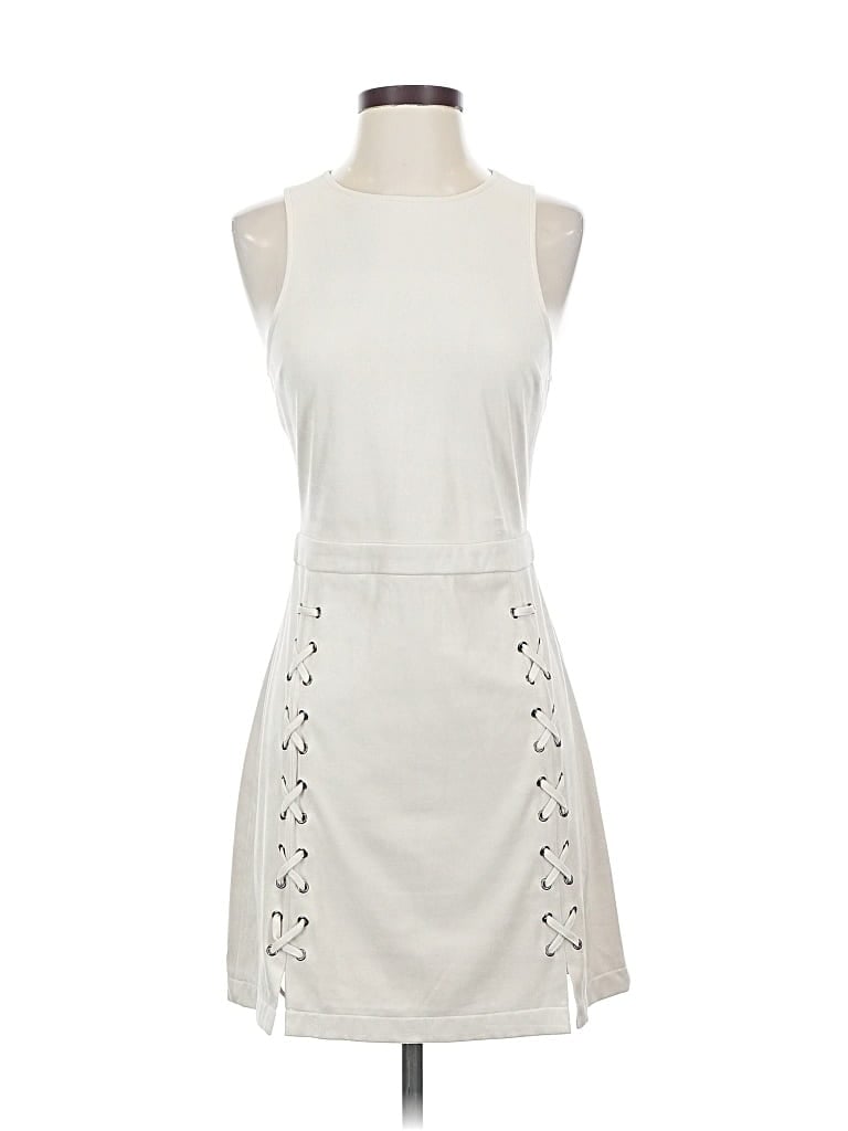 Pre-owned Cupcakes And Cashmere Casual Dress In White