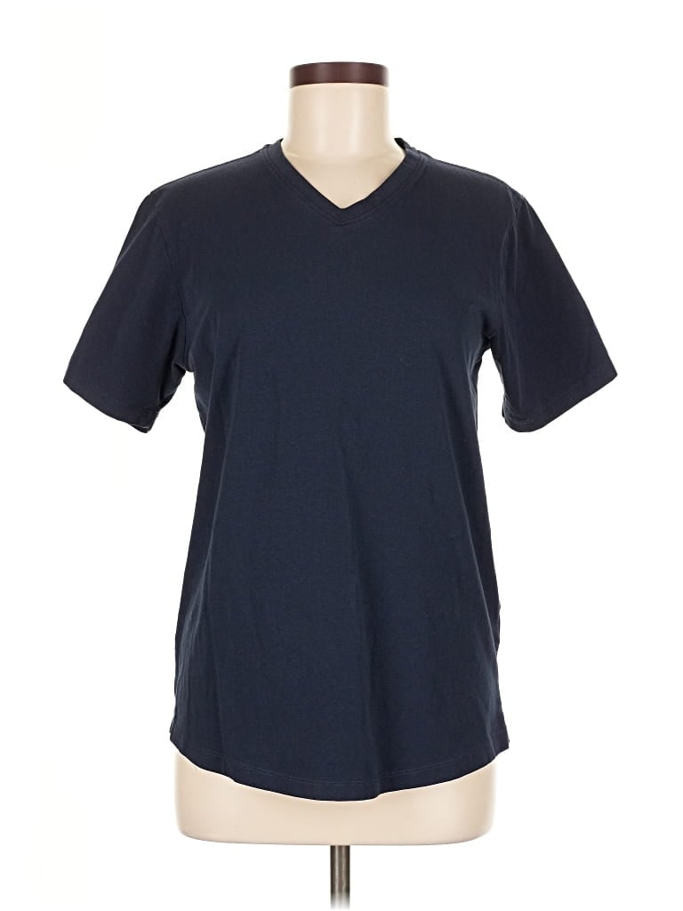 Pre-owned Assorted Brands Short Sleeve T-shirt In Blue