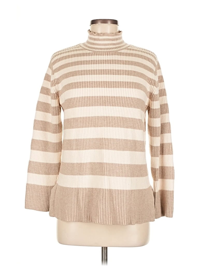Pre-owned Industry Turtleneck Sweater In Brown
