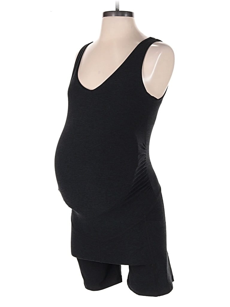 Pre-owned Beyond The Bump By Beyond Yoga Romper In Black