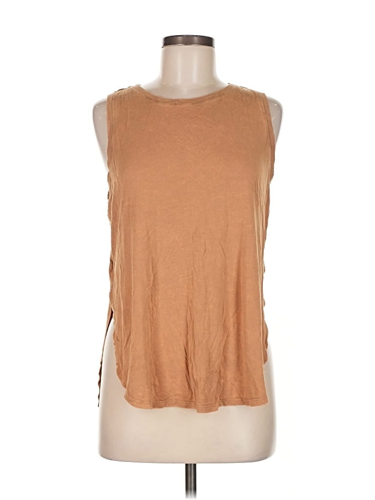 Pre-owned Joylab Sleeveless T-shirt In Brown