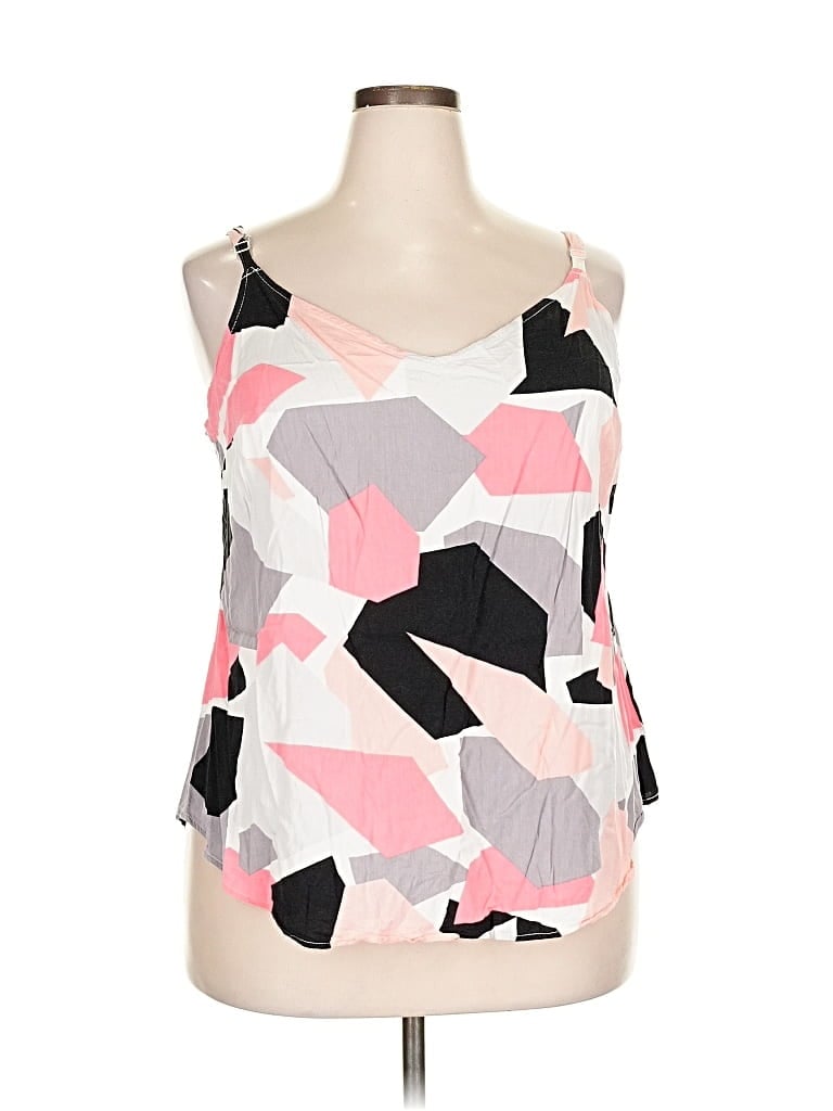 Pre-owned Torrid Sleeveless Top Pink One Shoulder Neckline Tops