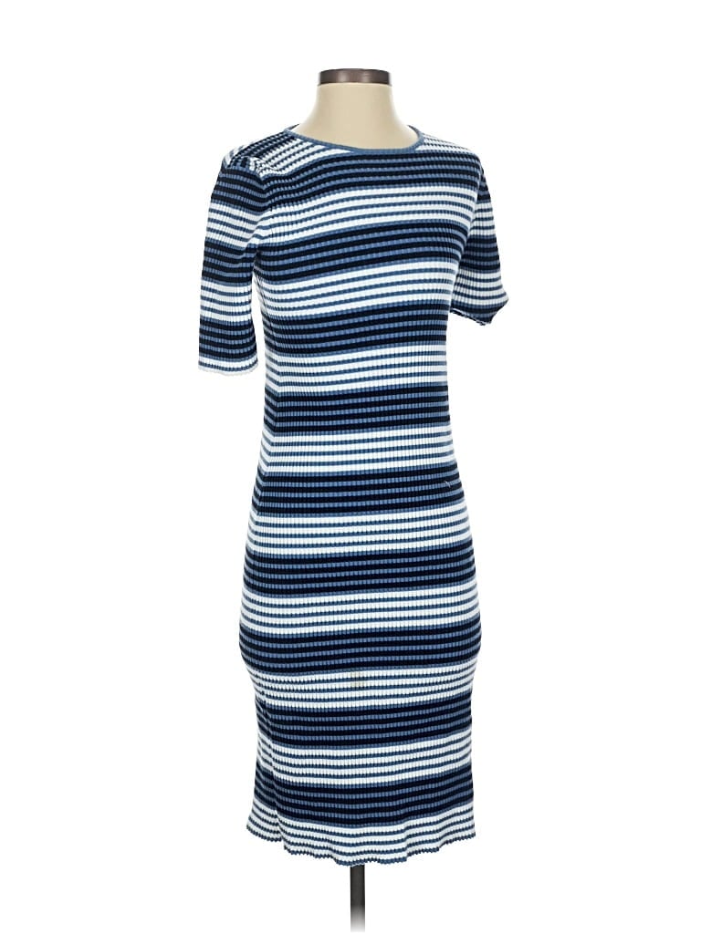 Pre-owned W By Worth Casual Dress In Blue