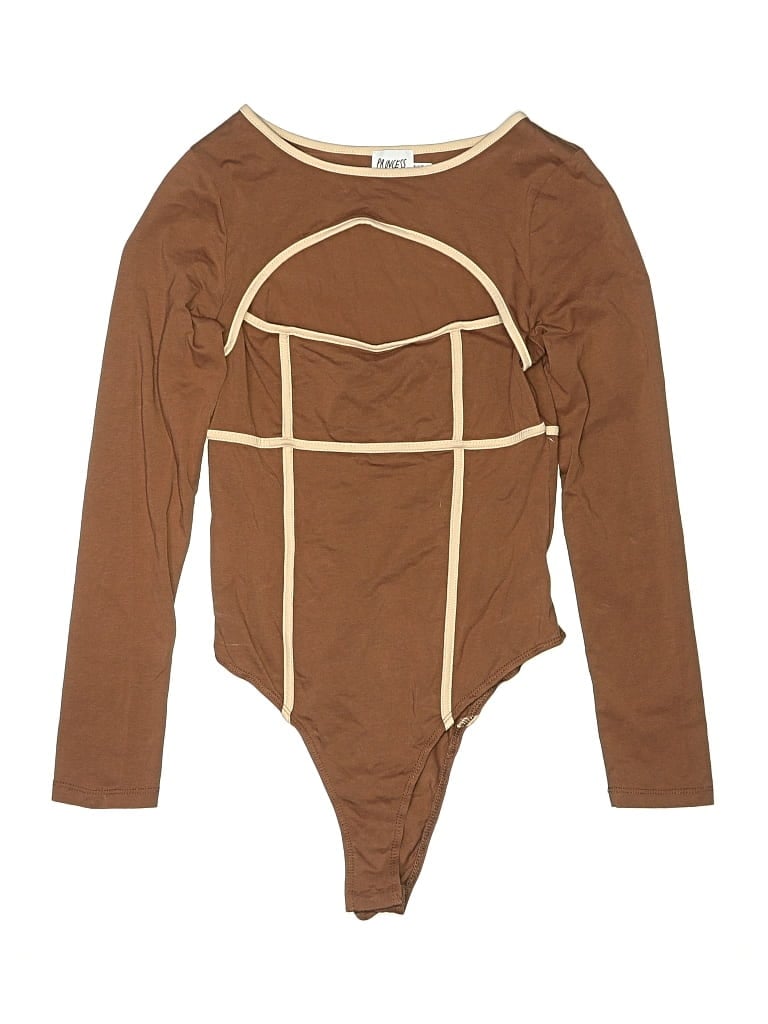 Pre-owned Princess Polly Bodysuit In Brown