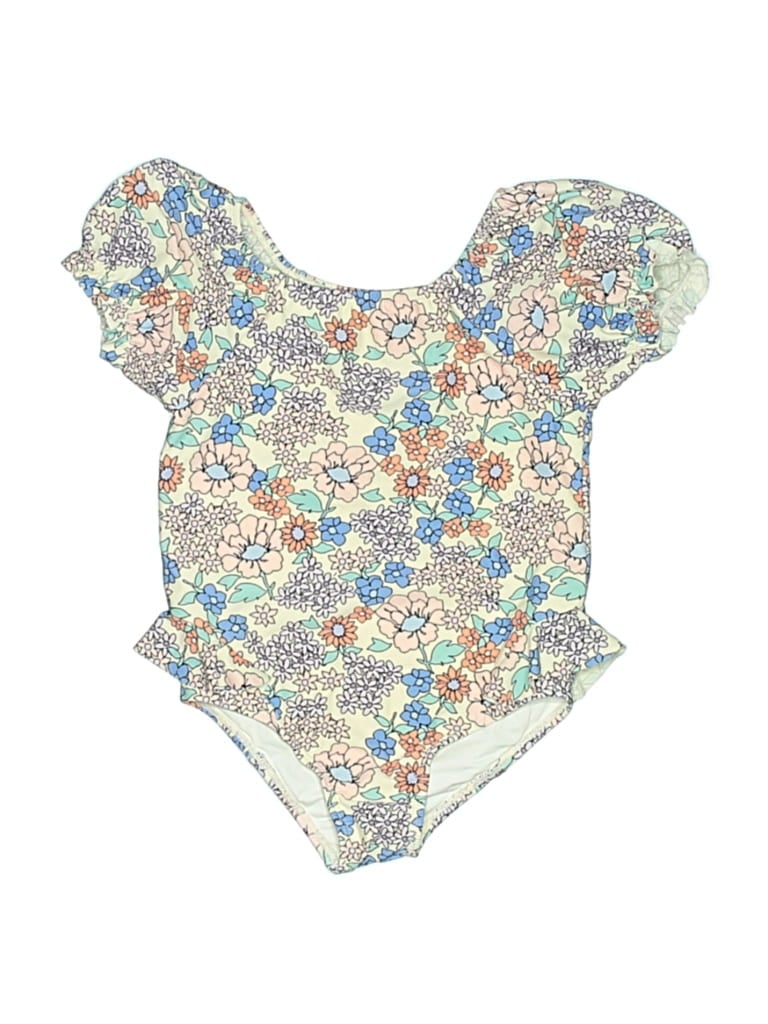 JESSICA SIMPSON Pre-owned Kids' One Piece Swimsuit In White